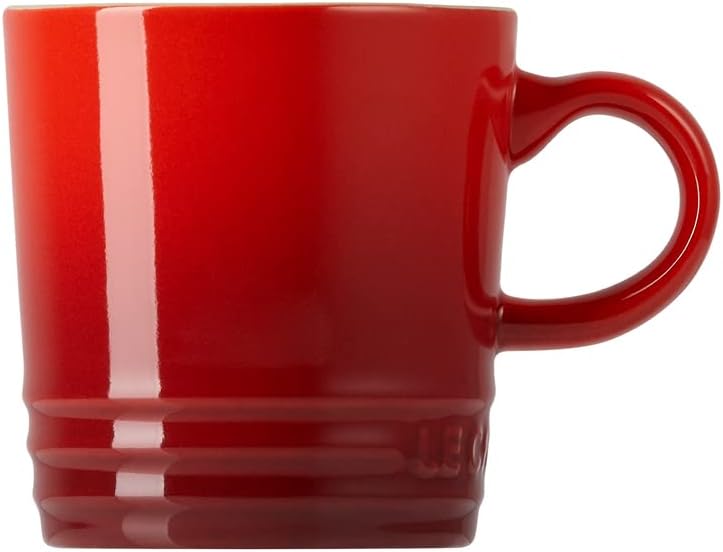 Le Creuset Stoneware Espresso Mug, 3 oz., Cerise